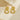 Push Back Stud Earring - Stainless steel - Vacuum Real gold plating - 18.1gr - MJ105651 - MinjuanRong