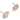 Push Back Stud Earring - Natural Stone - Pith stone - 316 Surgical Stainless steel - Gold Tone Plated stone - 3.1gr - MJ104242 - MinjuanRong