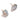 Push Back Stud Earring - Natural Stone - Aquamarine - 316 stainless steel stud - Gold Tone Plated stone - 1.9gr - MJ104237 - MinjuanRong