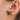 Push Back Stud Earring - Resin - Wood - 316 Surgical Stainless Steel Stud - Green - 3.3gr - MJ200683 - MinjuanRong