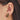 Push Back Stud Earring - Natural Stone - Green tourmaline - 316 Surgical Stainless steel - Gold Tone Plated stone - 3.9gr - MJ104239 - MinjuanRong