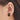 Push Back Stud Earring - Natural Stone - Amethyst - 316 Surgical Stainless steel - Gold Tone - Plated stone - 2.6gr - MJ104260 - MinjuanRong