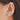 Push Back Stud Earring - Natural Stone - Aquamarine - 316 stainless steel stud - Gold Tone Plated stone - 1.9gr - MJ104237 - MinjuanRong