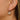 Huggie Hoop Wire Earring - Brass - 18K Real White Gold Plating - 7.5gr - MJ103642 - MinjuanRong