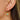 Huggie Hoop Wire Earring - Stainless Steel - Blue Turquoise - Natural Stone - 18K Real Vacuum Plating - 3gr - MJ103692 - MinjuanRong