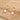 Huggie Hoop Wire Earring - Brass - Pearl - 18K Real Gold Plating - 3gr - MJ102507 - MinjuanRong