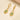 Huggie Hoop Wire Earring - Stainless SteelGrape Quartz - 18K Real Vacuum Plating - 5.5gr - MJ103695 - MinjuanRong