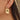 Push Back Stud Earring - Stainless Steel - Enamel - Cubic Zircon - 18K Real Gold Vacuum Plating - 9.6gr - MJ103662 - MinjuanRong