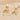 Push Back Stud Earring - Brass - Fake Pearl - 316 Stainless Steel Stud - 18K Real Gold Plating - 5.4gr - MJ102334 - MinjuanRong