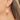 Wire Hook Earring - Brass - Red Coral Natural stone - 18K Real Gold Plated Brass - 9.7gr - MJ102358 - MinjuanRong