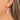Huggie Hoop Wire Earring - Brass - Glazed CeramicsHandmade - Natural pearl - 18K Real Gold Plating - 6.4gr - MJ102661 - MinjuanRong