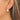Huggie Hoop Wire Earring - brass - Fake Pearl - 18k real gold plated brass - 4.9gr - MJ102347 - MinjuanRong