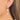 Huggie Hoop Wire Earring - Brass - Natural Stone -Pearl - 18K Real Gold Plating - 2.7gr - MJ103835 - MinjuanRong