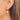 Huggie Hoop Wire Earring - Brass - Pearl - 18K Real Gold Plating - 3gr - MJ102507 - MinjuanRong