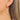 Push Back Stud Earring - Brass - Cubic Zircon - 316 Stainless Steel Stud - 18k Real Gold Plating - 4.9gr - MJ202181 - MinjuanRong