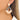 Push Back Stud Earring - Walnut Wood - Resin - 9.8gr - MJ202183 - MinjuanRong