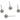 Push Back Stud Earring - Brass - Brass Stud - 18k real white gold plating - 0.8gr - MJ102906 - MinjuanRong