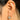 Push Back Stud Earring - Brass Stud - zircon - 14K Real Gold Plated - 6gr - MJ100665 - MinjuanRong