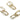 Huggie Hoop Wire Earring - Brass - Zircon - 18K Real Gold Plated Brass - 7.1gr - MJ102155 - MinjuanRong