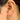 Push Back Stud Earring - Brass Stud - zircon - 14K Real Gold Plated - 4.7gr - MJ100667 - MinjuanRong