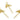 Push Back Stud Earring - Brass - Silver Stud - Cubic Zircon - 18k Real Gold Plating - 12.2gr - MJ101201 - MinjuanRong
