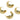 Push Back Stud Earring - Brass - 316 Stainless Steel Stud - 18K Real Gold Plating - 10.9gr - MJ103069 - MinjuanRong