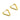 Huggie Hoop Wire Earring - Stainless Steel - 316 stainless steel stud - Gold Tone Vacuum Plating - 5.1gr. - MJ101120 - MinjuanRong