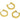 Huggie Hoop Wire Earring - Stainless Steel - 316 stainless steel stud - Gold Tone Vacuum Plating - 5.2gr. - MJ101118 - MinjuanRong