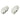 Push Back Stud Earring - Brass - 316 Stainless Steel Stud - 18K Real White Gold Plating - 12gr - MJ103916 - MinjuanRong