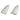 Push Back Stud Earring - Brass - 316 Stainless Steel Stud - 18K Real White Gold Plating - 15.9gr - MJ103966 - MinjuanRong