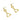 Push Back Stud Earring - Brass - 316 stainless steel stud - 18k Real Gold Plating - 7.4gr - MJ102071 - MinjuanRong