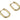 EnglishLock Earring - Brass - Brass Stud -18K Real Gold Plated Brass - 6.4gr - MJ200531 - MinjuanRong