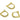 Huggie Hoop Wire Earring - Brass - 18K Real Gold Plating - 3.3gr - MJ101892 - MinjuanRong