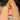 Push Back Stud Earring - Brass - 18K Real White Gold Plating - 9gr - MJ101490 - MinjuanRong