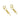 Push Back Stud Earring - Brass - 316 Stainless Steel Stud - 18K Real Gold Plating - 5.9gr - MJ101940 - MinjuanRong