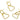 Push Back Stud Earring - Brass - 316 Stainless Steel Stud - 18K Real Gold Plating - 3.6gr - MJ101985 - MinjuanRong