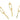 Push Back Stud Earring - Brass - 316 Stainless Steel Stud - 18K Real Gold Plating - 12.7gr. - MJ101962 - MinjuanRong