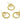 Push Back Stud Earring - Brass - 316 Stainless Steel Stud - 18K Real Gold Plating - 5.9gr - MJ101973 - MinjuanRong