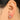 Push Back Stud Earring - Brass - 18K Real Gold Plating - pink (CZ-01) - Amethyst(CZ-09) - 4.1gr - MJ101726 - MinjuanRong