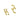 Push Back Stud Earring - Brass - 316 stainless steel stud - 18K Real gold plating - 5.3gr - MJ102037 - MinjuanRong