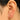 Huggie Hoop Wire Earring - Brass - 18K Real gold plating - 3.7gr - MJ102079 - MinjuanRong