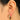 Huggie Hoop Wire Earring - Brass - 18K Real gold plating - 7gr - MJ102082 - MinjuanRong