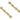 Push Back Stud Earring - Brass - 18K Real Gold Plated Brass - 7.8gr - MJ102138 - MinjuanRong