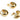 Push Back Stud Earring - brass - stainless steel stud - 18K Real Gold Plated 8.4gr - MJ100468 - MinjuanRong