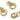 Huggie Hoop Wire Earring - Brass - Zircon - 18K Real Gold Plated Brass - 5.83gr - MJ201149 - MinjuanRong