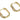 Huggie Hoop Wire Earring - Brass - Zircon - 18K Real Gold Plated Brass - 4.8gr - MJ201793 - MinjuanRong
