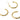 Push Back Stud Earring - brass - stainless steel stud - 18K Real Gold Plated - 4.7gr - MJ100658 - MinjuanRong