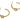 Push Back Stud Earring - brass - Imitation silver needle - 18k real gold plated - 4.5gr - MJ100654 - MinjuanRong