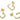 Push Back Stud Earring - Brass - 925 silver stud - 18k real gold plated - 3.4gr - MJ100210 - MinjuanRong