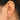 Push Back Stud Earring - brass - Pearl - Zircon - 925 silver stud - 18k real gold plated - 4.4gr - MJ100672 - MinjuanRong